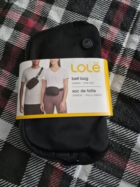 Lole Black Crossbody Belt Bag